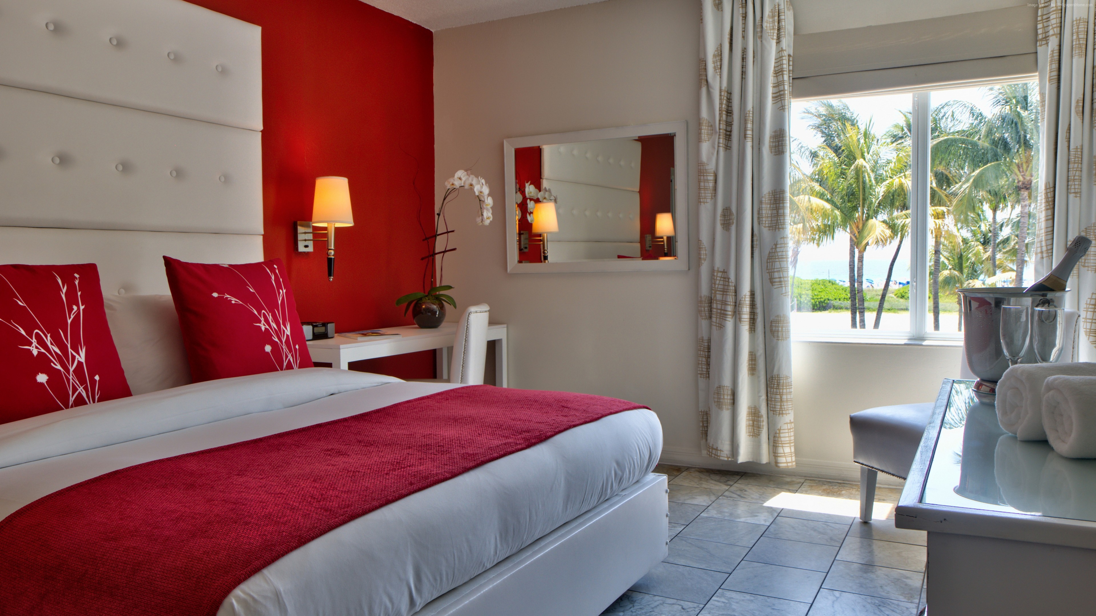 Wallpaper Red South Beach Hotel, Miami, Best Hotels of 2015, tourism, travel, resort, vacation, room, booking, Architecture